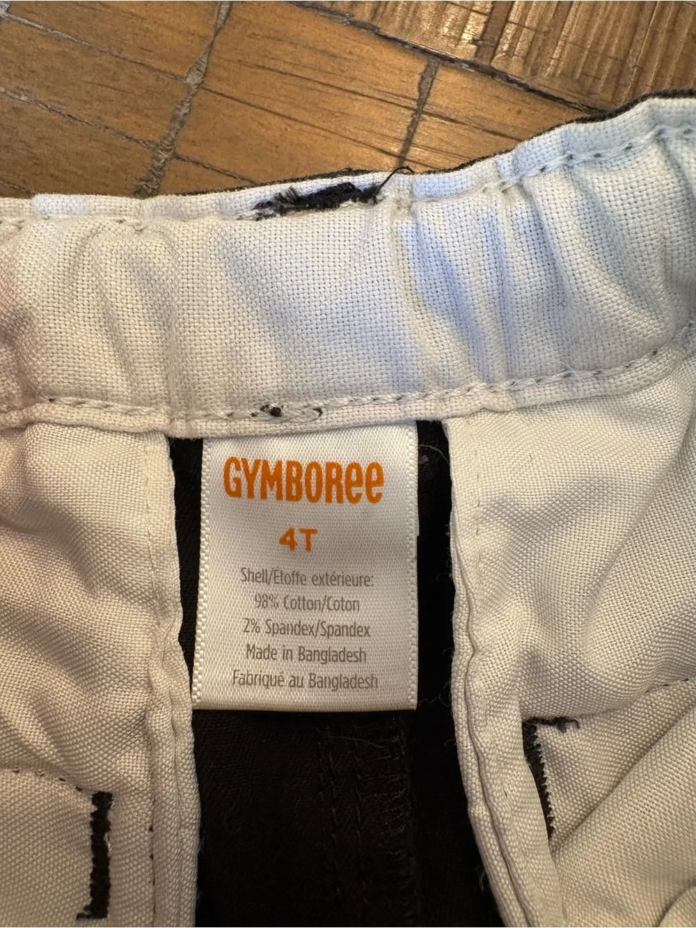 Black Boy’s Gymboree Straight-Leg Chino Pants, Size 4T